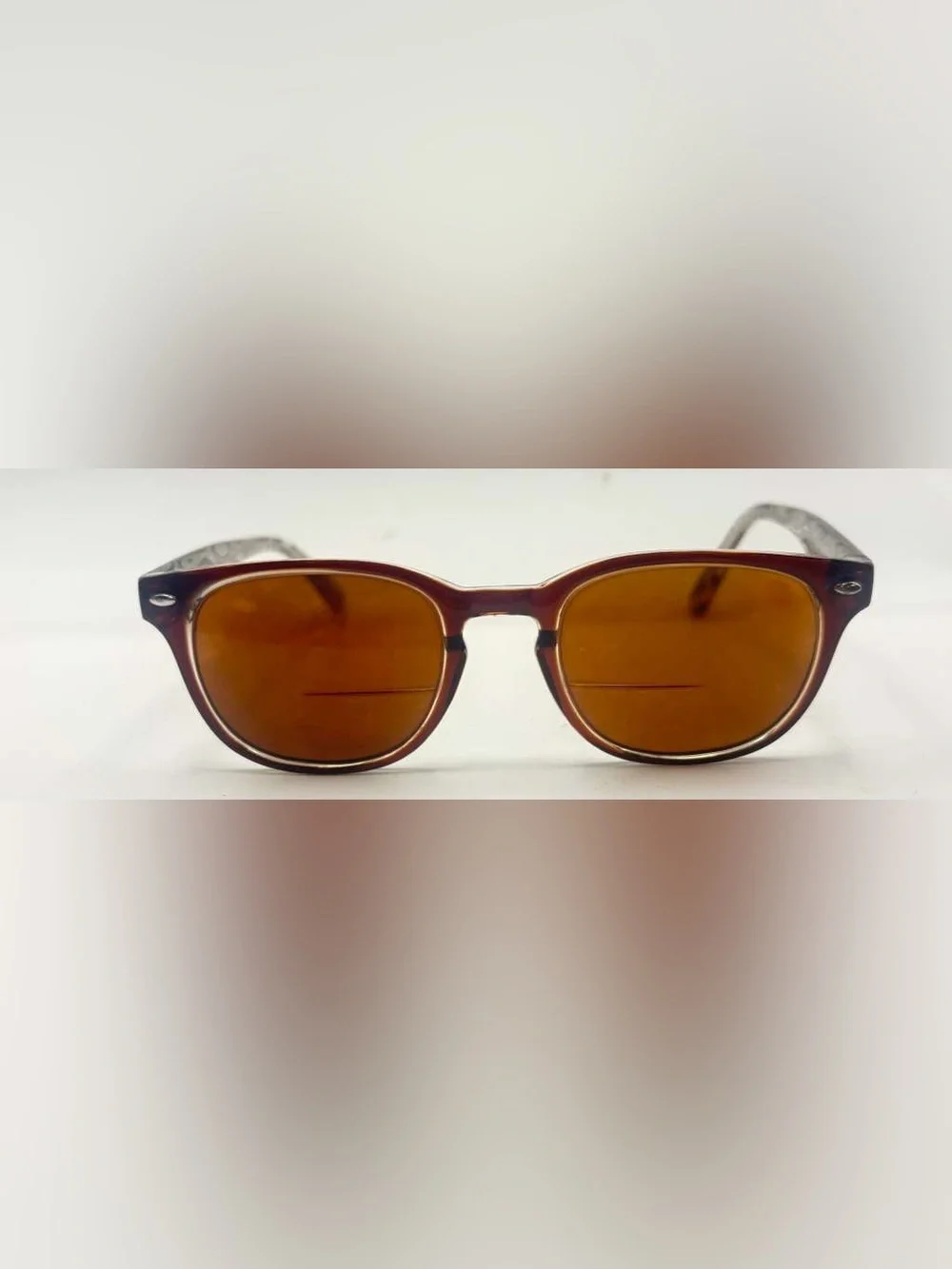 Zenni Brown Oval Sunglasses Frames Only